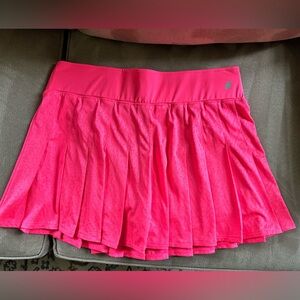 Hot pink tennis skirt